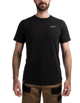 MILWAUKEE Футболка HTSS легка з коротким рукавом, чорна, розмір L | 4932492965