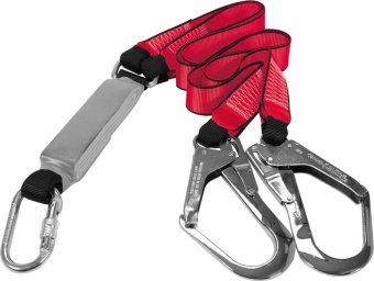 YATO Амортизатор 2-стрічковий для безпеки висотних робіт YATO, з карабінами. l= 1,8 м, M= 100 кг  | 