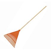 TRUPER EP-22R Граблі віялові, Пластик, прямі 22 зуби 560х1220х24мм