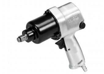 YATO Гайковерт ударний пневматичний YATO : квадрат 1/2", F= 1000 Nm, роб. тиск- 6.3 Bar при 120 л/хв