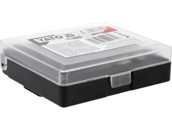 Свердла для точкового зварювання HSS YATO Ø= 6.5х 45мм, Ø= 8х 45/79 мм, Ø=10х 45 мм, 4 шт. у футлярі