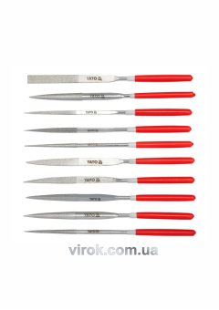 YATO Надфіль алмазний YATO Набір, 4х160х50мм 10пр.  | YT-6151