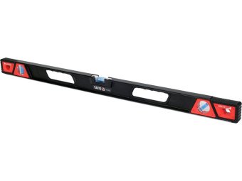 Рівень ударостійкий з магнітами YATO: L= 80 см. 3 капсули в алюмінієвому корпусі, 2 ручки [20]