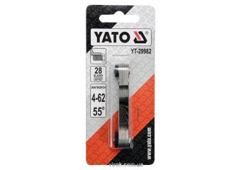 YATO Різьбомір WHITWORTH 55° YATO з 28 шаблонами в діапазоні 4-62  | YT-29982