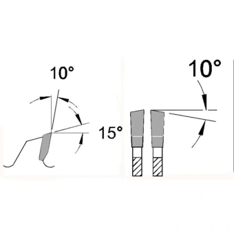 Диск пильный по дереву 254х3.2х2.2х30 мм, Z=48, форма зуба UW (ATB), продольный рез PROFITOOL