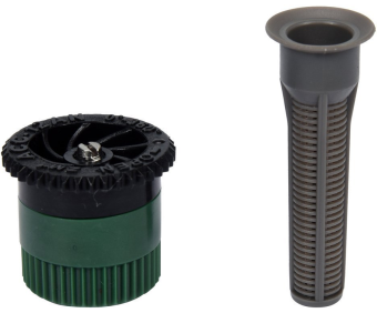 FLO Форсунка і фільтр до зрошувача висувного , з регулюванням кута зрошув.- 0-360°, радіус дії- 4,2 