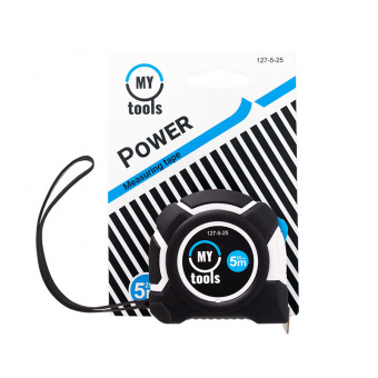My Tools 127-5-25 Рулетка вимірювальна Power, 5м х25мм