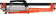 YATO Плиткоріз ручний YATO : одна направляюча з ковзаючим повзунком, L= 63 cм  | YT-3703