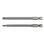 YATO Набір насадок викруткових YATO : "TORX SECURITY" T15/T27, квадрат 1/4", L=100мм. 2 шт.  | YT-04