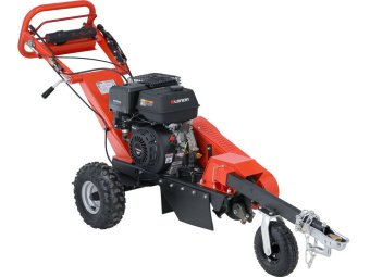 Подрібнювач пнів бензиновий YATO 9 кВт, двиг- 420 см3, вис/глиб зрізу- 25/ 17см, бак- 6,5 л, на 3 ко