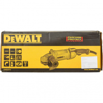 DeWALT DWE4579 Угловая шлифмашина DWE4579, 2600вт, d=230 мм, 6500 об/мин, 5.7 кг.
