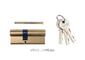 VOREL Серцевина замка асиметрична, l=72мм, 31/41мм 3 ключі  | 77203