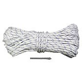 Шнур поліпропіленовий плетений, d=5мм, 15м Україна | 69-669