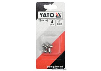 YATO Кернери сталеві для карбування отворів YATO : Ø8 мм, паков. 4 шт  | YT-44105