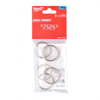 MILWAUKEE Кільце для страхувальної системидо 1кг Ø3,8см (5шт) | 4932471433