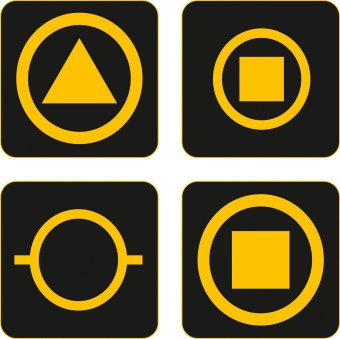 VOREL Ключ для замикання шаф в майстерні хресто-подібний, 4 види, 72х 72 мм  | 78477