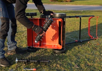 Аератор/Скарифікатор бензиновий YATO: 3,5кВт, шир- 38см, глиб- 8-12мм, збір.- 40 л