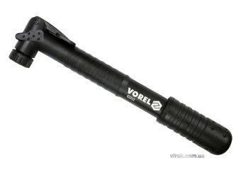 VOREL Насос ручний для велосипеда, в пластиковому корпусі  | 82032