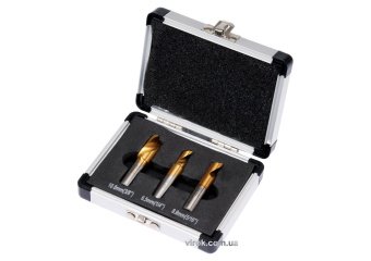 YATO Свердла для точкового зварювання HSS YATO діаметрами 6.5, 8, 10 мм, набір, 3 шт. у футлярі  | Y