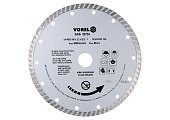 VOREL Диск відрізний алмазний : TURBO Ø= 180 мм  | 08754