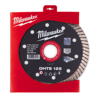 MILWAUKEE Диск алмазнийDHTS 125, Ø125мм | 4932399146