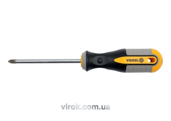 VOREL Викрутка хрестова : "Pozidriv" PZ2 х 150 мм. Cr-V  | 60937