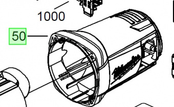 MILWAUKEE Корпус двигуна для AG22-230 DMS | 4931441057