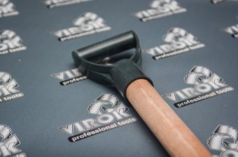 VIROK Лопата штикова "саперка" (молоткове пофарбування) з держаком та ручкою , 1м | 12V202
