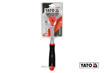 YATO Цикля-скребок з металевим корпусом і гумовою ручкою YATO: лезо-62мм, l=290мм +викр. насадка PH2