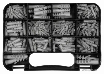 YATO Дюбелі поліетиленові YATO 266 шт. (DW) | YT-36502