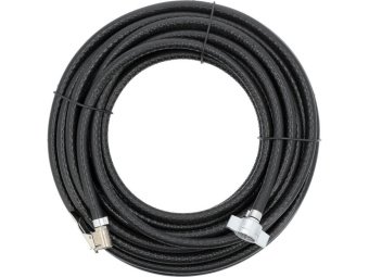 Шланг пневматичний ПВХ для накачки коліс в автомоб YATO; Ø=6/10 мм, роб тиск 10 Bar, l=12 м, гви М16