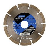 NORTON Диск алмазний VULCAN UNI сегментний: Ø= 115/ 22.23 мм (DW) | 70V201
