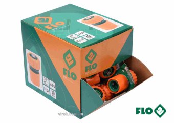 FLO Муфта швидкоз'ємна з водо-стопом для водяного шланга 3/4"  | 89004