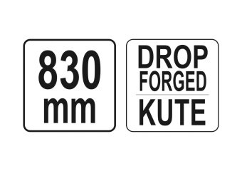 YATO Важіль з гаком для переміщення дерев'яних колод YATO : l= 830 мм, гак- 200 мм  | YT-79901
