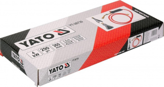 YATO Пальник газовий YATO : l= 360 мм, до 4 кВт. 3 сопла і шланг- 1,5 м (пропан, бутан)  | YT-36730