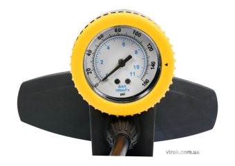 VOREL Насос ручний з манометром P=11 Bar, діапазон руху поршня- 60 см  | 82022