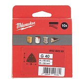 MILWAUKEE Шлифовальные листы 93 X 93 H&L GR 60 - 10шт. | 4932492270