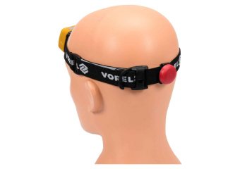Ліхтар на чоло VOREL XPE CREE+COB LED світлодіодний 3+3 Вт;130+120 lm,5 реж.живл.- 3 ААА батарей(DW)
