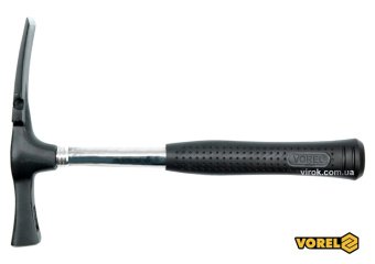 VOREL Молоток муляра тип "Берлінський" : з металевою ручкою, m=600 г  | 32705