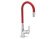 FALA Змішувач води "FLEXIBLE" для раковиниз гнучкою червоною лійкою  | 75707