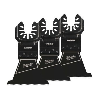 MILWAUKEE Полотно для мультітула OPEN-LOK, 64х40мм, (3шт), (деревина)