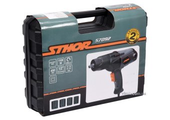 STHOR Гайковерт ударний мережевий до квадр. 1/2", P=1100 Вт, F=450 Nm, торц- 17, 19, 21, 22 мм  | 57