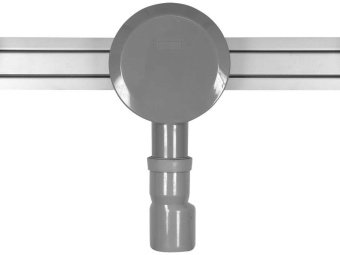 FALA Трап підлоговий лінійний з нержавіючої сталі SLIM; 90х 3х 7 см, сифон- 56 мм  | 71634