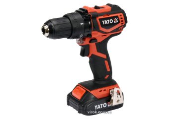YATO Шуруповерт-дриль безщітков. акумул. Li-Ion YATO: U= 18В, крутн.мом.- 42 Нм, 2АГод, патрон Ø≤13м