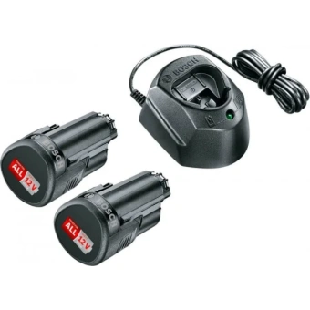 Стартовий набір Bosch (2 акумулятори Li-Ion, 12 В, 1.5 А*год + зарядний пристрій GAL 1210 CV) (1600A