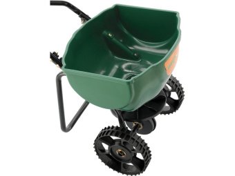 Сівалка і розкидач на 2-х колесах ротаційна FLO бункер- 15 л, зона дії- 6-8 м, 85x 38x 37 см [1]