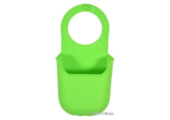 FALA Органайзер силіконовий, зелений, підвісний для губки, 200х 100 мм  | 74789