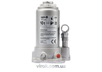 Домкрат гідравлічний cтовбцевий VOREL; F= 10 т, роб. висота- 195- 375 мм [4]