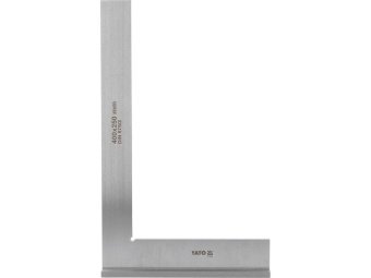 Кутник слюсарний 90° YATO з широкою основою, 400 х 250 мм [5]