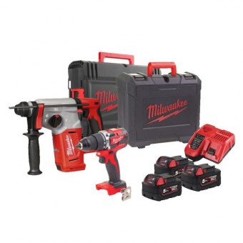 MILWAUKEE Набор инструментов M18 PP2PA-503X M18 Combo Kit IN2 | 4933479531